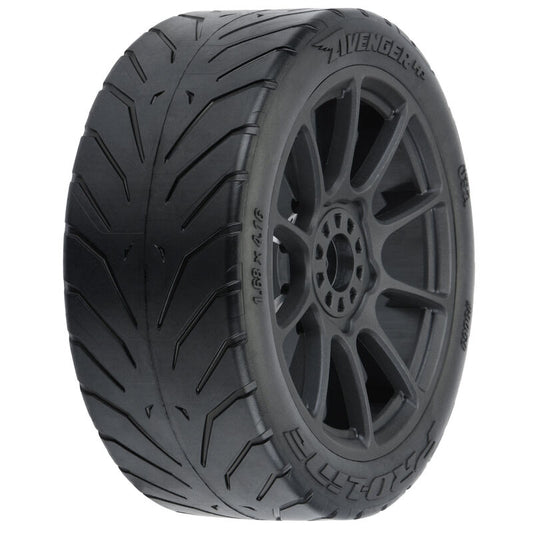 Pro-Line Racing 9069-21, 1/8 Avenger HP BELTED S3 Fr/Rr Buggy Tires Mounted 17mm Black (2) FRONT OR REAR