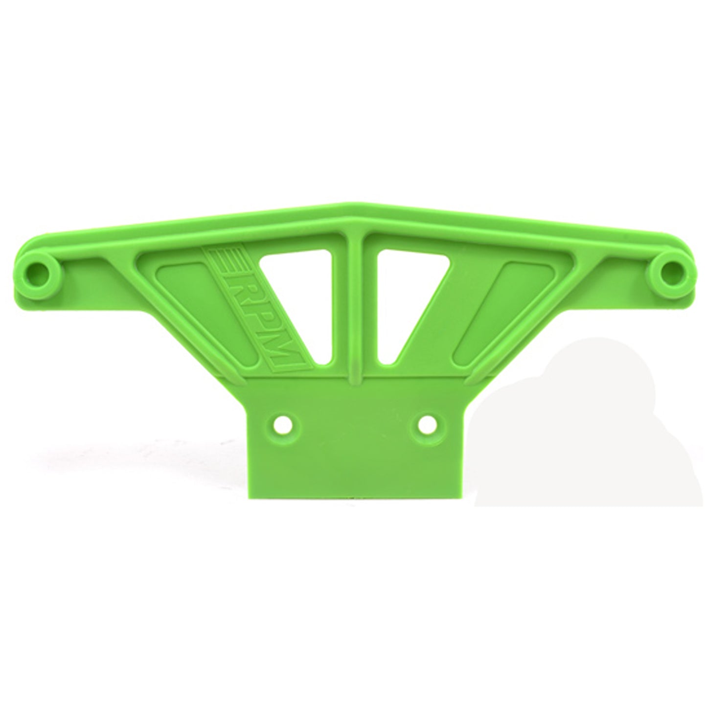 Wide Front Bumper, Green: Rustler,Stampede, Bandit RPM - RPM81164