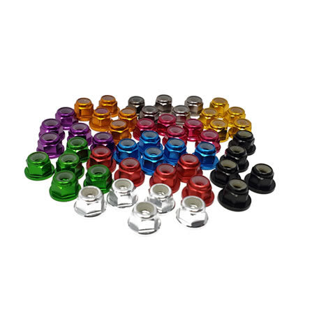 Sticky Kicks RC Five Star M3 Aluminum Lock Nuts 10 Pack SK8017