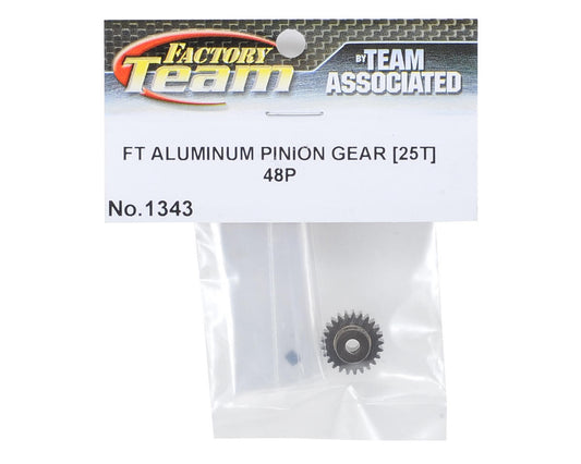 Team Associated Factory Team Aluminum 48P Pinion Gear (3.17mm Bore) (25T) 1343