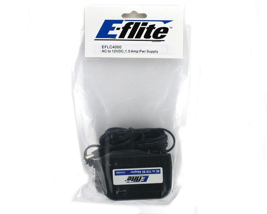 E-flite AC to 12VDC Adapter 1.5-Amp Power Supply EFLC4000