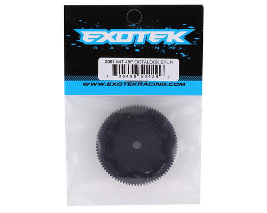 Exotek 48P MK3 Machined Delrin Octalock Spur Gear (84T) (Must be used with ASC92286 or EXO2012 - not included). 2051