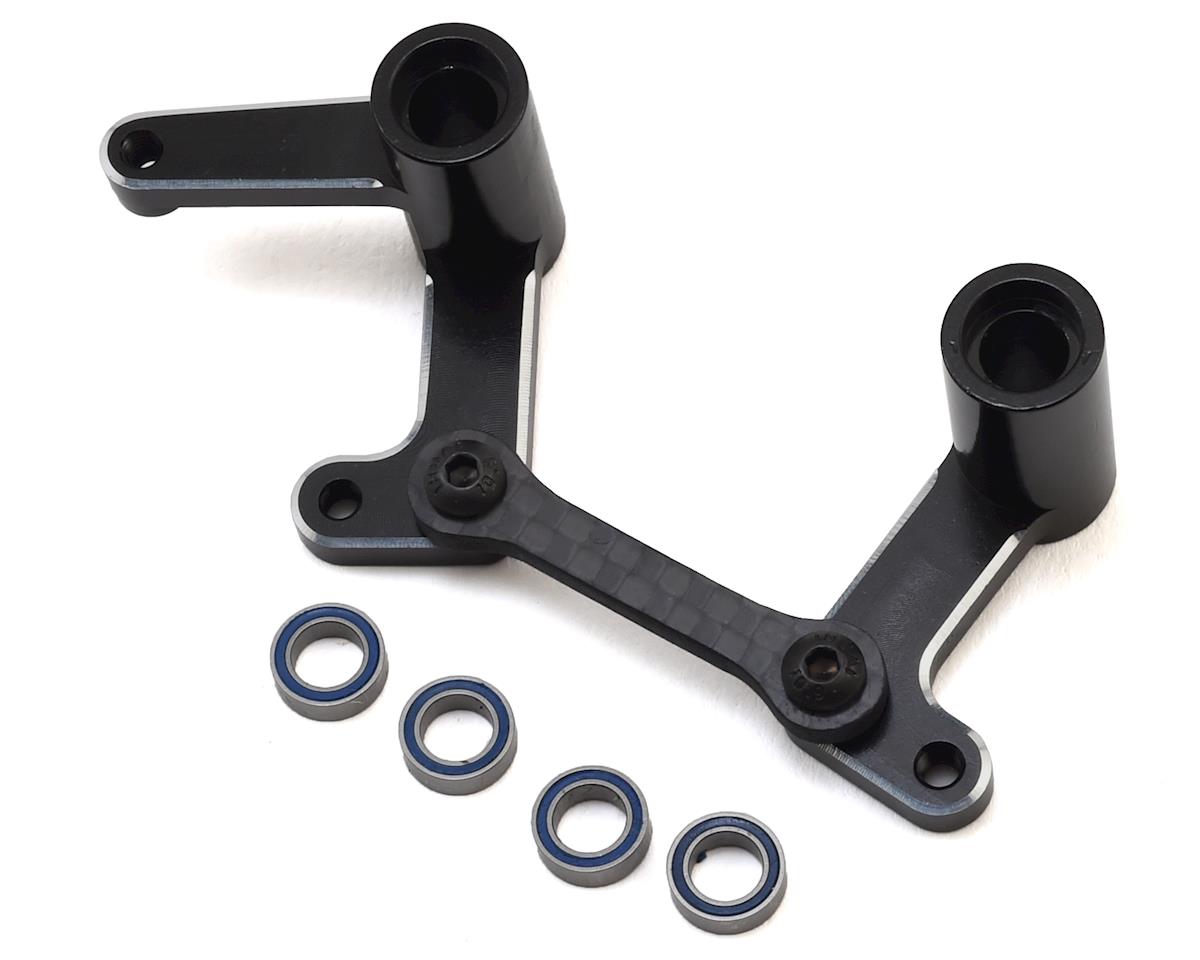 Hot Racing Traxxas Slash Aluminum Steering Bellcranks & Draglink Set (Black) TE48G01