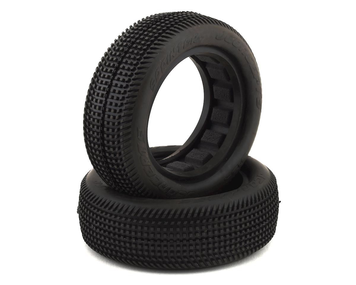 JConcepts Sprinter 2.2" 2WD Front Buggy Dirt Oval Tires (2) (Green) 3134-02