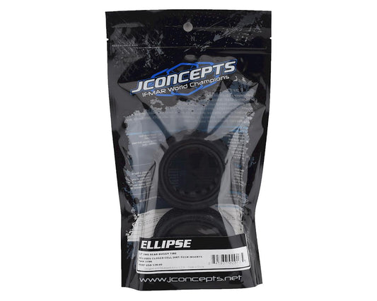 JConcepts Ellipse 2.2" Rear 1/10 Buggy Tires (2) (Blue) 3196-01