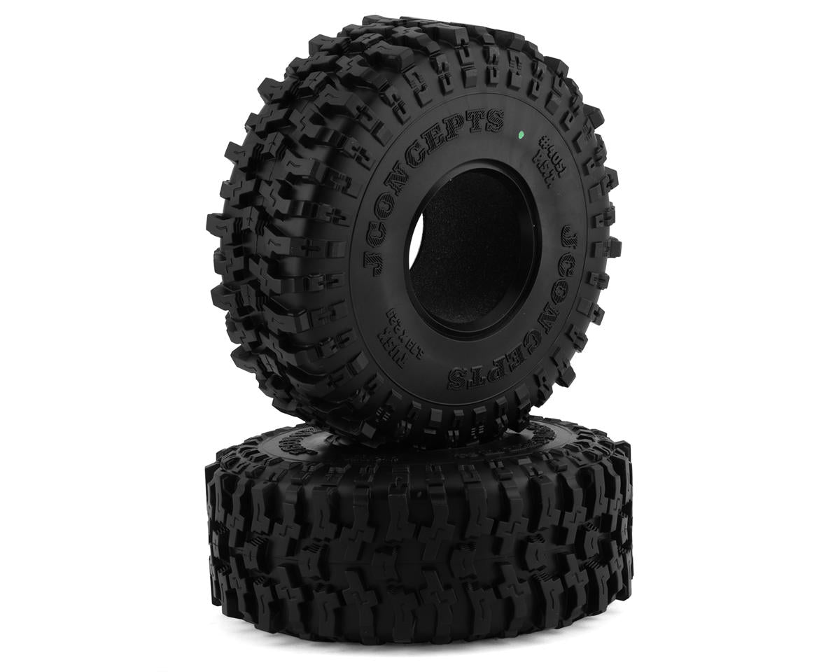 JConcepts Tusk 2.2" All Terrain Rock Crawler Tires (2) (Green) 4051-02