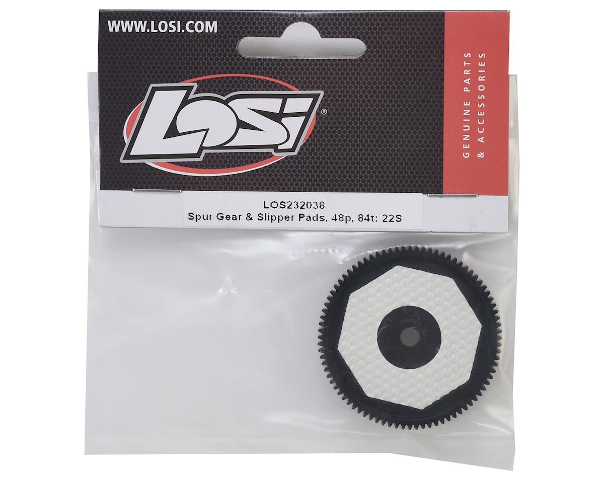 Losi 22S SCT Spur Gear & Slipper Pad Set (84T) LOS232038