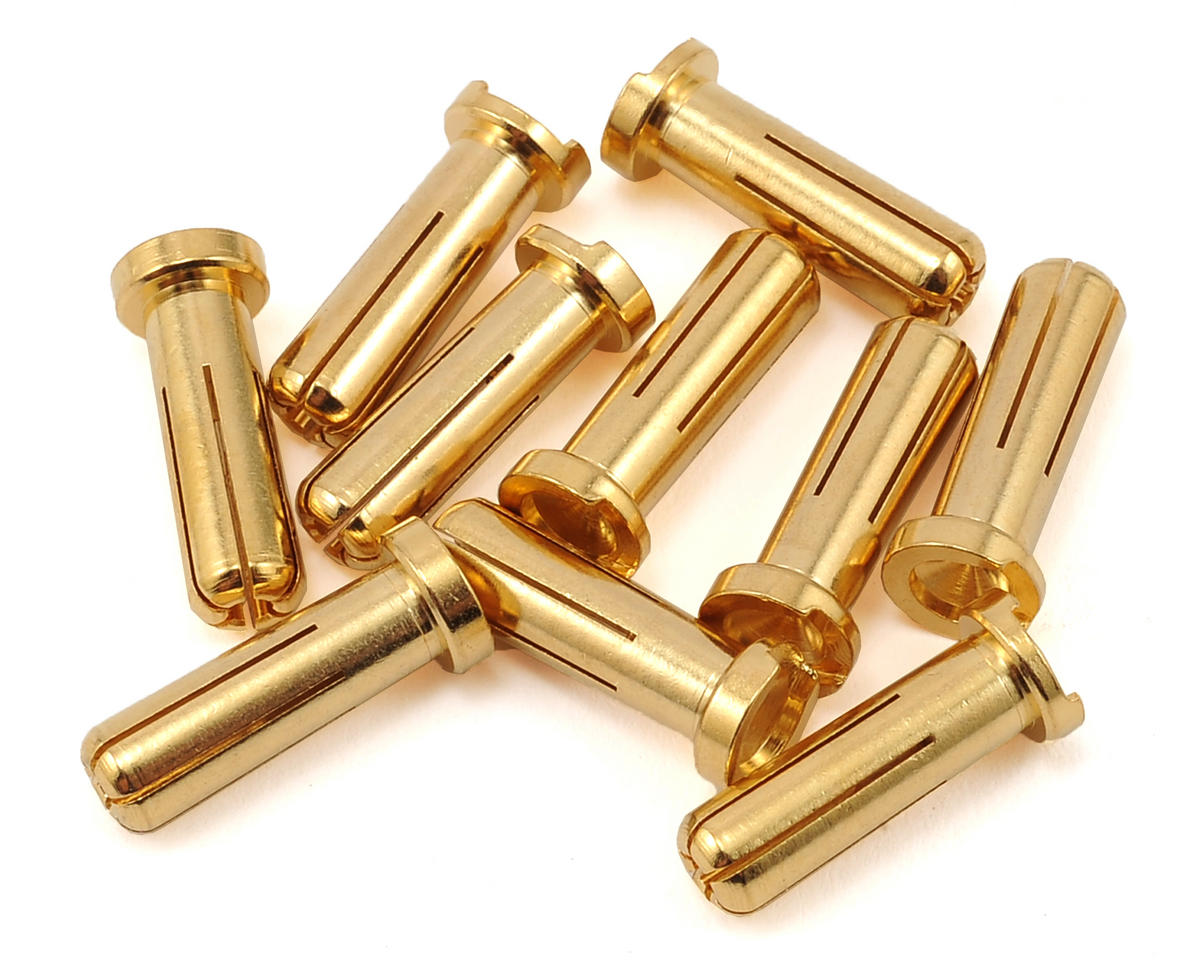 Maclan Max Current 5mm Gold Bullet Connectors (10) MCL4042