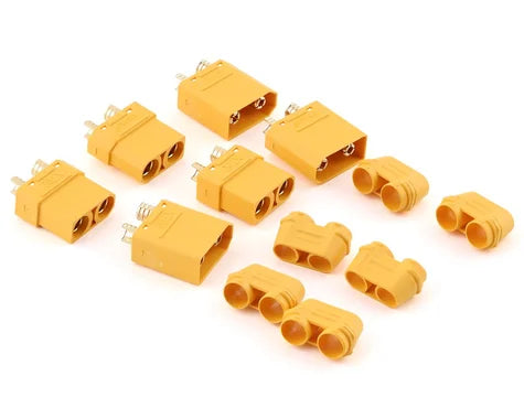 Maclan XT90 Connector (3 Female/3 Male) (Yellow) MCL4115