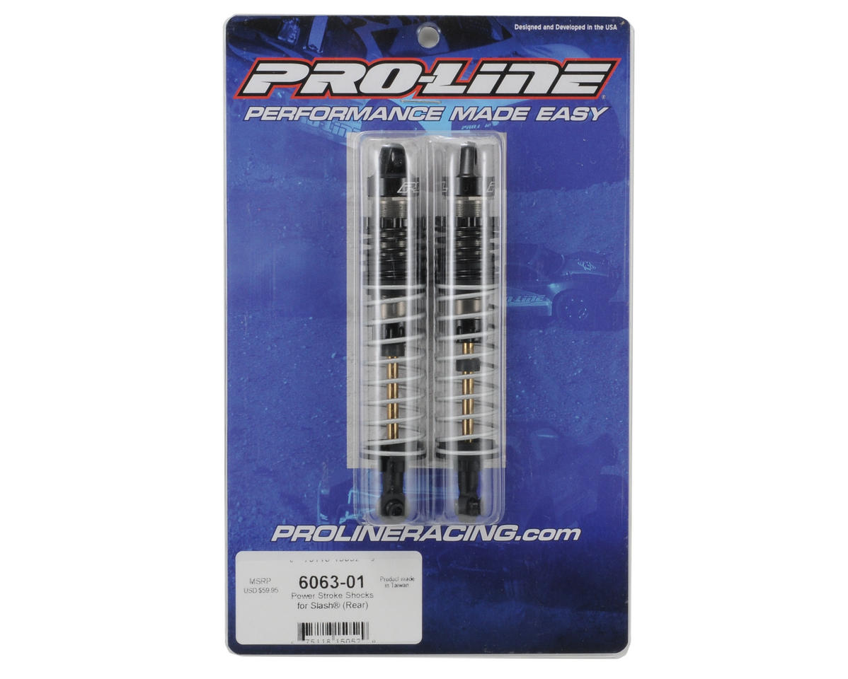 Pro-Line PowerStroke Rear Shocks (2) (Slash) 6063-01
