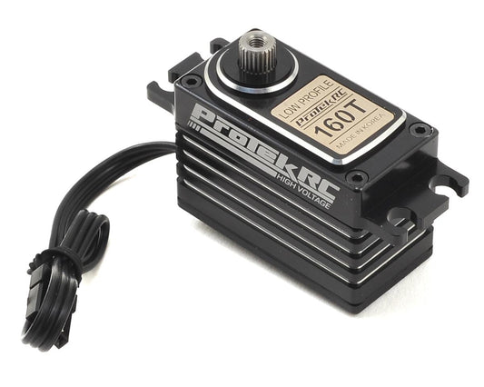ProTek RC 160T Low Profile High Torque Metal Gear Servo High Voltage/Metal Case ptk-160t