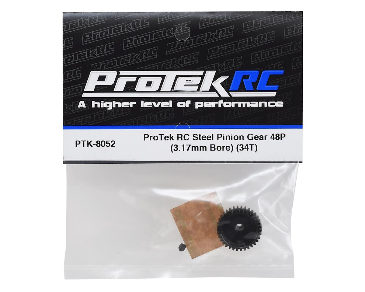 ProTek RC Lightweight Steel 48P Pinion Gear (3.17mm Bore) (34T) PTK-8052