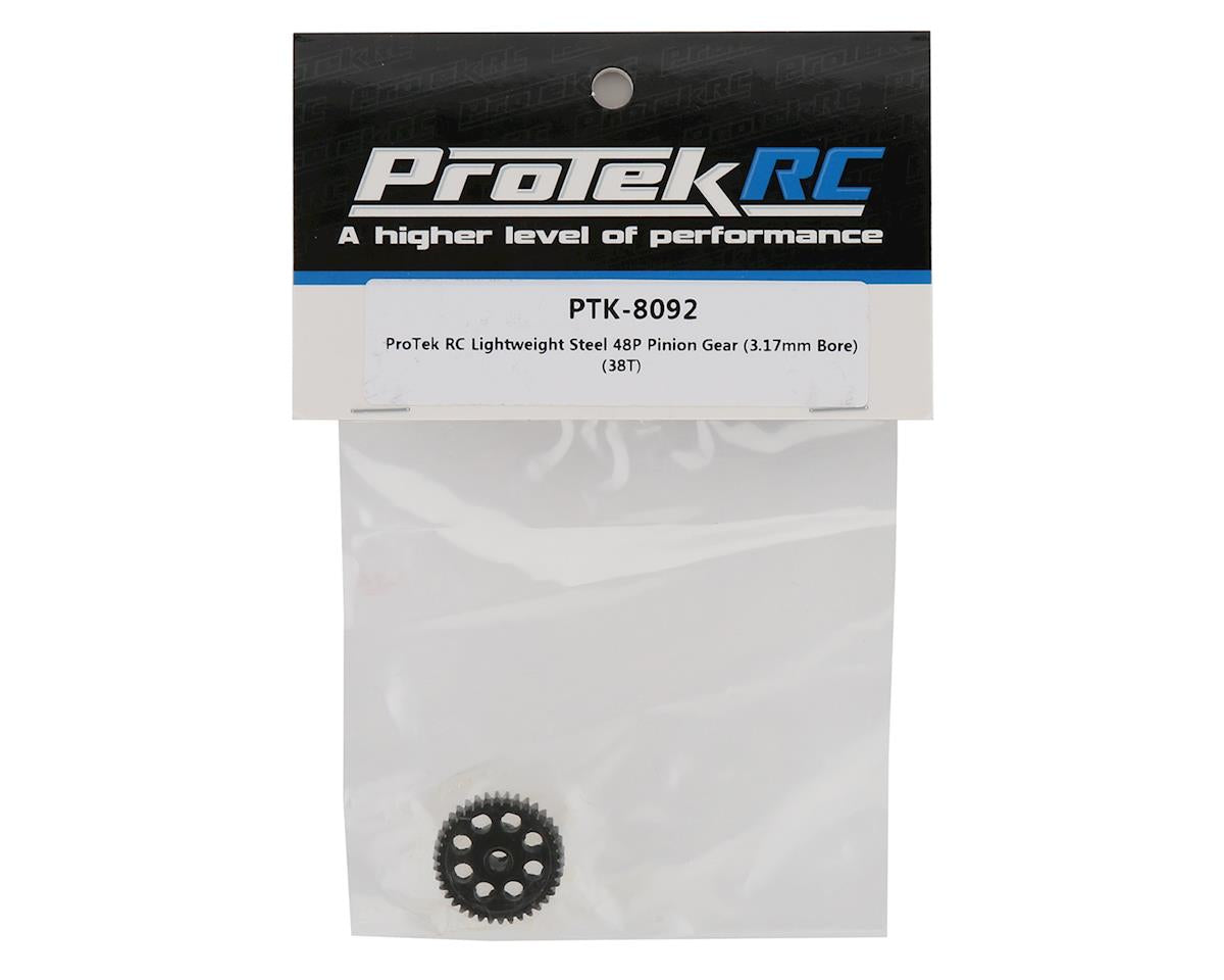 ProTek RC Lightweight Steel 48P Pinion Gear (3.17mm Bore) (38T) PTK-8092