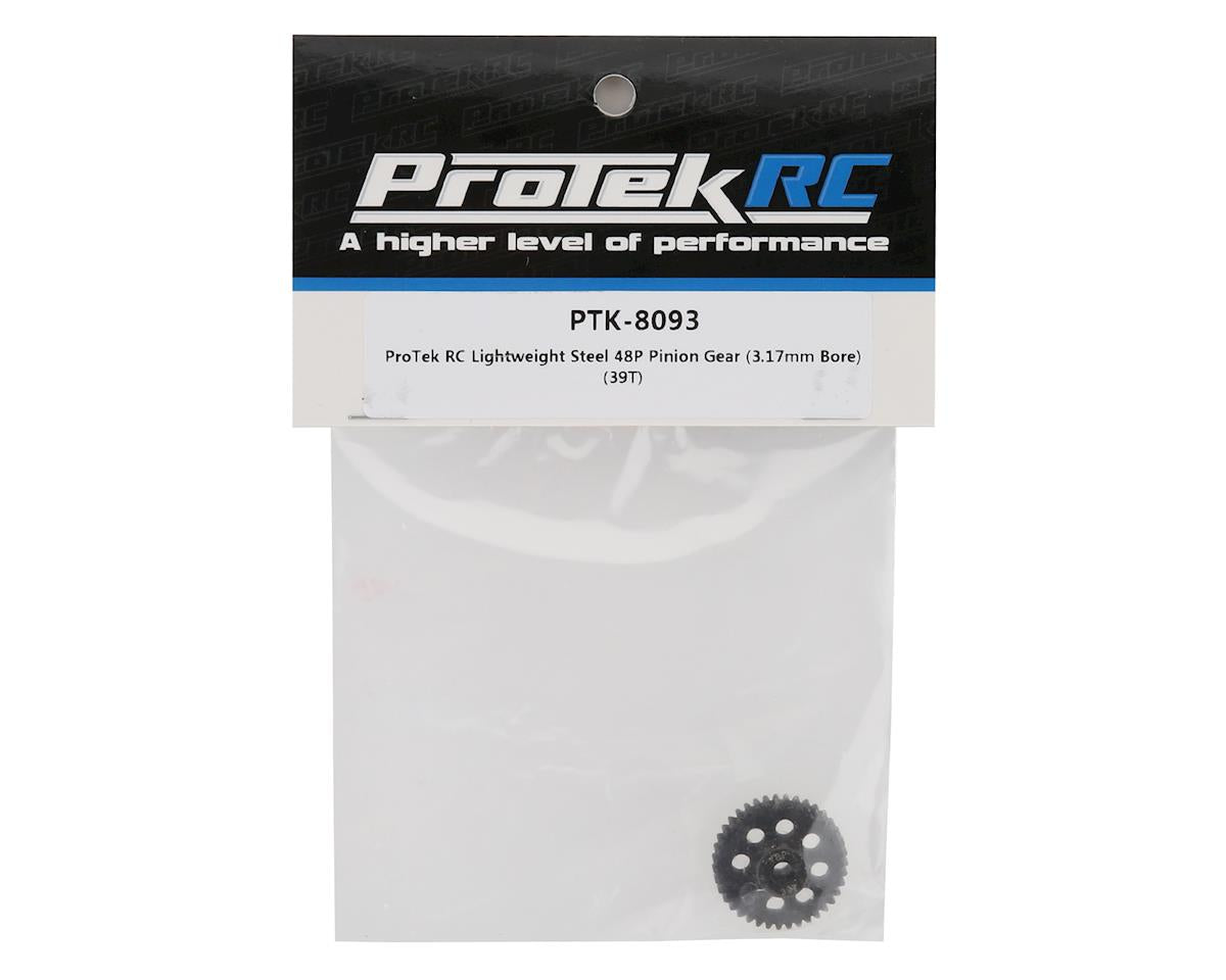 ProTek RC Lightweight Steel 48P Pinion Gear (3.17mm Bore) (39T) ptk-8093