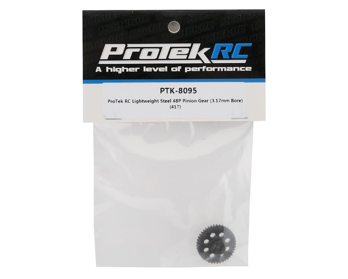 ProTek RC Lightweight Steel 48P Pinion Gear (3.17mm Bore) (41T) PTK-8095