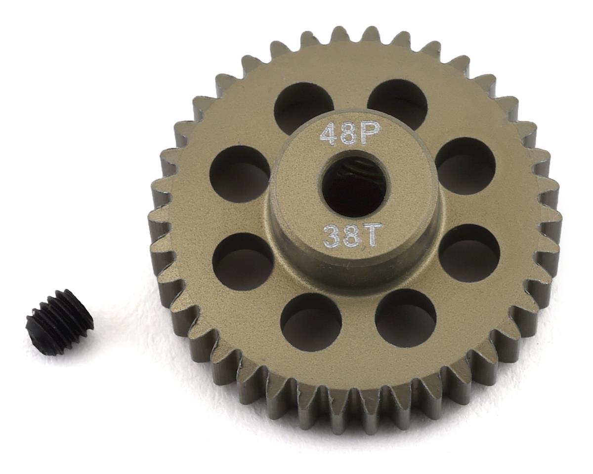 ProTek RC 48P Lightweight Hard Anodized Aluminum Pinion Gear (3.17mm Bore) (38T) ptk-8625