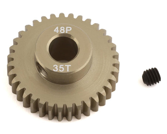 ProTek RC 48P Lightweight Hard Anodized Aluminum Pinion Gear (5.0mm Bore) (35T) 8655