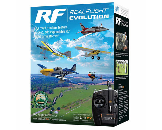 RealFlight Evolution RC Flight Simulator w/InterLink DX Controller  RFL2000