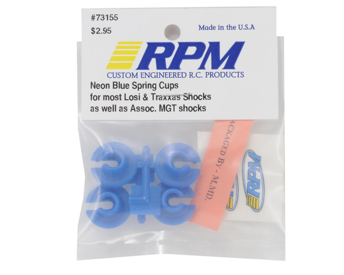 RPM Lower Spring Cups (Blue) (4) 73155