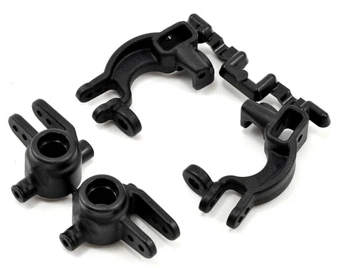 RPM Traxxas 4x4 Caster & Spindle Block Set (Black) 73592