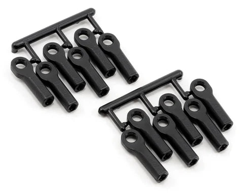 RPM Long Traxxas Turnbuckle Rod End Set (Black) (12) 80512