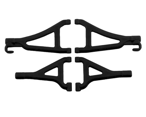 RPM Front Upper & Lower A-Arm Set (1/16 E-Revo) (Black) 80692