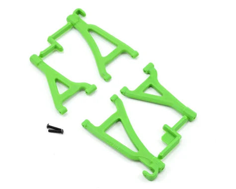 RPM Front Upper & Lower A-Arm Set (Green) (1/16 E-Revo) RPM80694