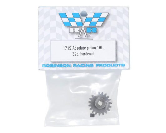 Robinson Racing Absolute 32P Hardened Pinion Gear (19T) 1719