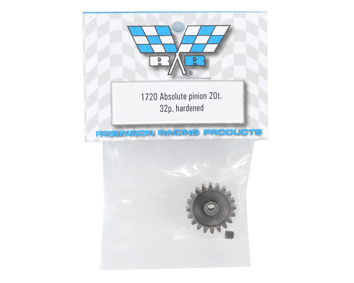 Robinson Racing Absolute 32P Hardened Pinion Gear (20T) 1720