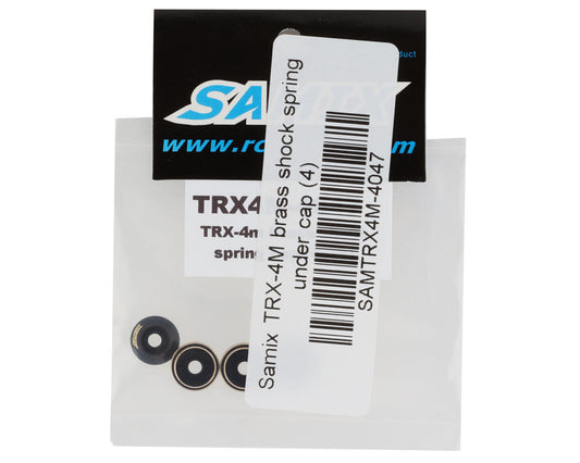 Samix TRX-4M Brass Shock Cups (4) TRX4M-4047