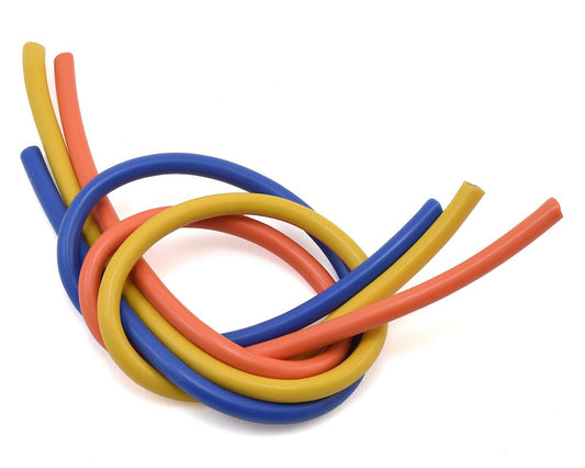 TQ Wire Silicone Wire Kit (Blue, Yellow & Orange) (1' Each) (10AWG) TQ1104