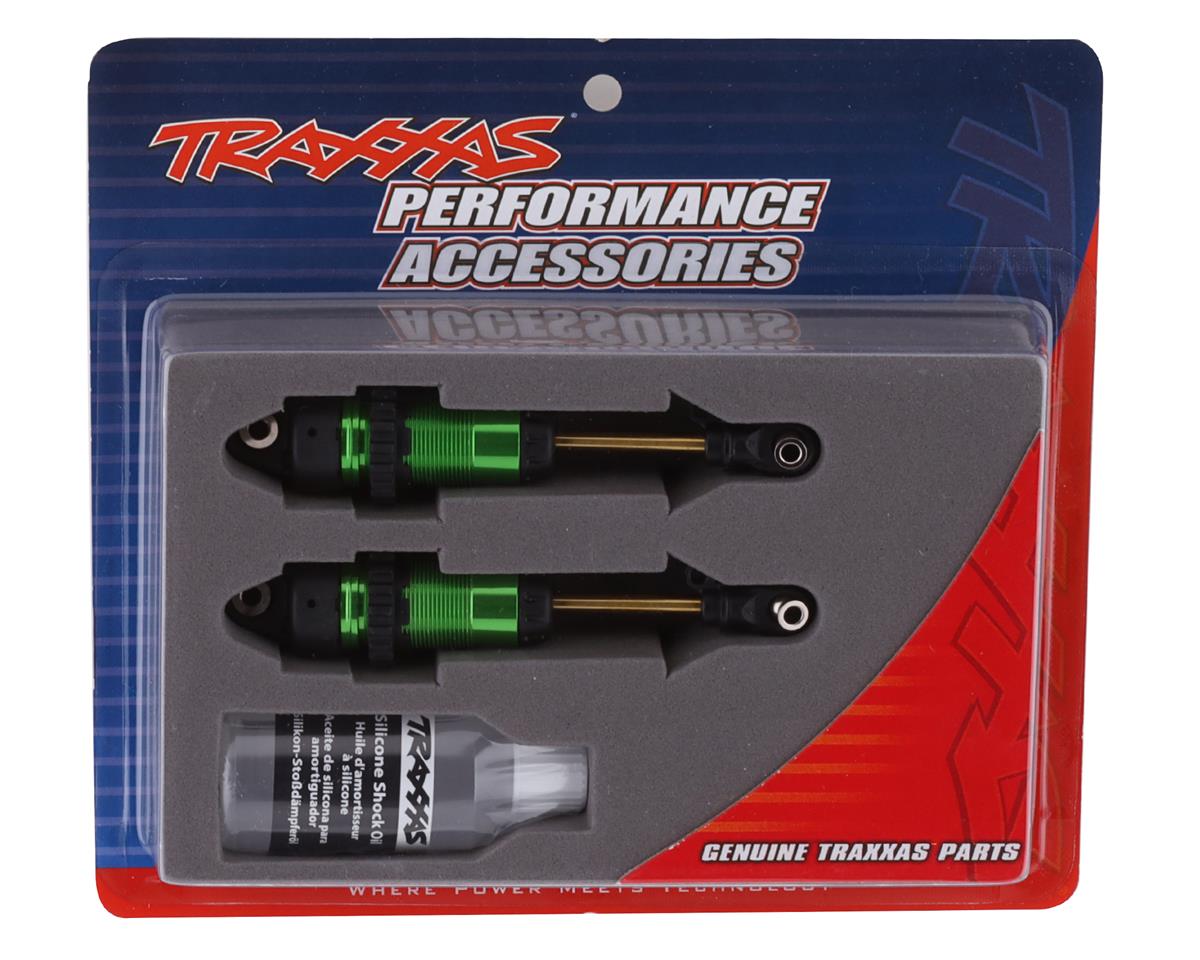 Traxxas Complete GTR Long Shocks w/Ti-Nitride Shafts (Green) (2) 7461G
