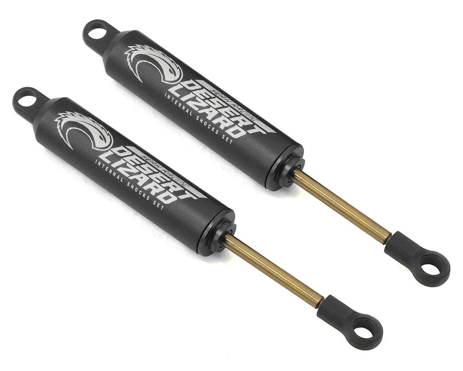 Yeah Racing 100mm Desert Lizard Two Stage Internal Spring Shock (2) (Black) DDL-100BK