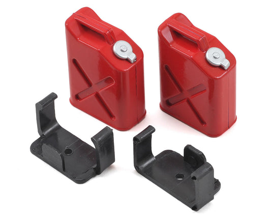 Yeah Racing 1/10 Crawler Scale "Jerry Can" Accessory Set (Fuel Cans) (Red) YA-0355
