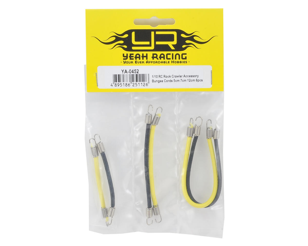 Yeah Racing 1/10 Crawler Scale Accessory Set (Bungee Cords - 3 lengths) YA-0452